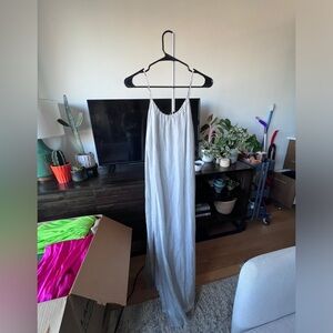 Vintage Linen Maxi Dress